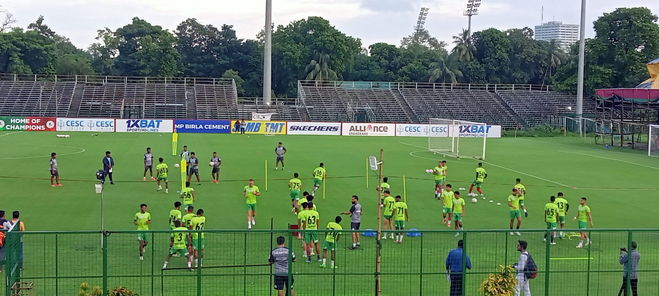The senior Team will start their practice on the occasion of auspicious Mohun Bagan Day!